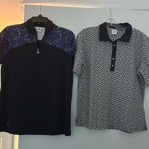 (2) size Large Daily Sports golf shirts NWOT